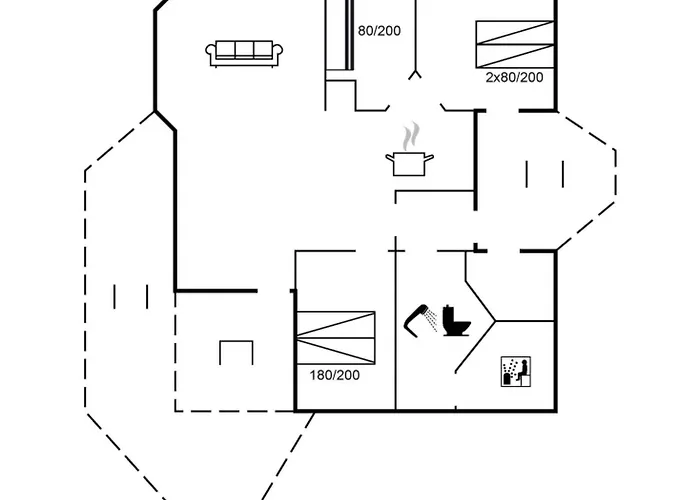 Prázdninový dům Henne - From The Sea By Interhome Hadsund